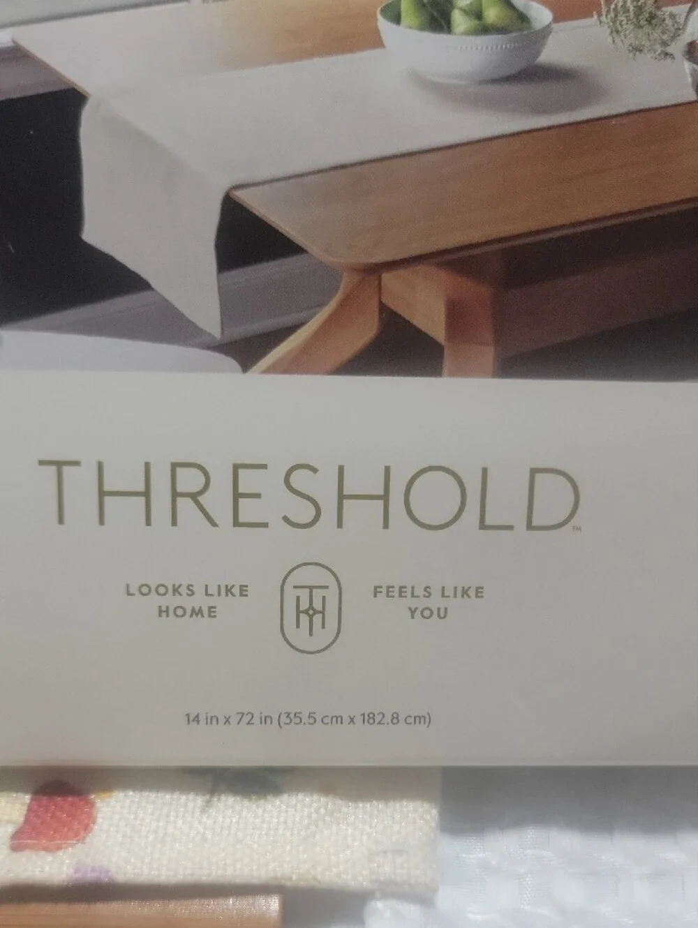 Threshold Cream Table Runner - Soft Neutral Linen
